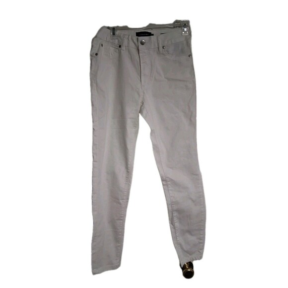 Women's Tahari White Kelly Classic Skinny Jeans Size 10/30 - Picture 1 of 7
